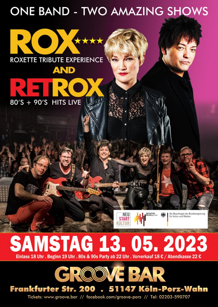 Groove Bar Köln Germany ROX! Roxette Tribute